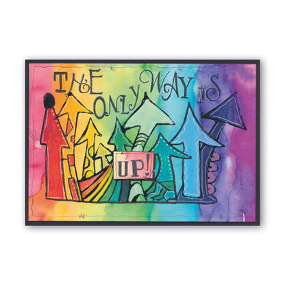 CLEARANCE Leonie's Arty Arrows 7" x 7" Frameless Stencil