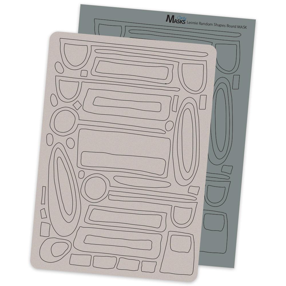 CLEARANCE Leonie's Abstract Shapes + MASK Clarity Mix Media Board