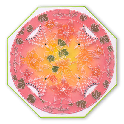 Linda's Flowers & Lace - Set 1 A5 Square Groovi Plate Quartet