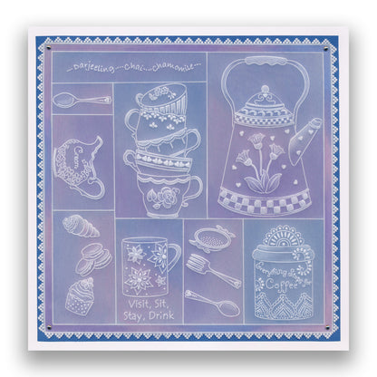 Linda's Time for Coffee A5 Square Groovi Quartet + Parchment