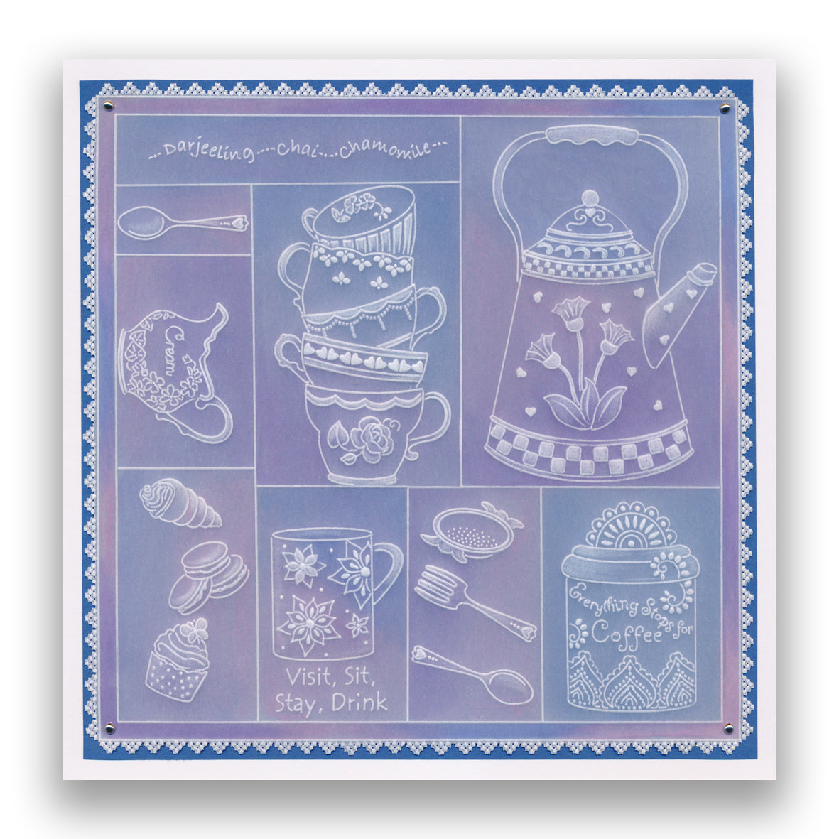 Linda's Time for Tea A5 Square Groovi Quartet + Parchment