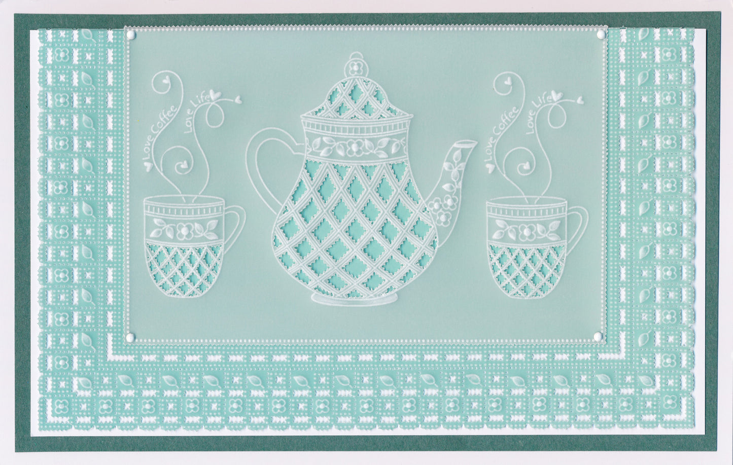 Linda's Coffee & Friends A5 Square Groovi Plate