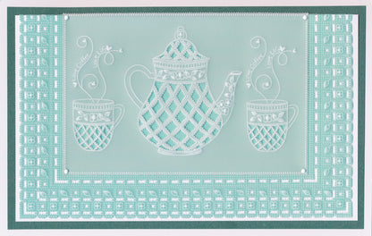 Linda's Coffee & Friends A5 Square Groovi Plate