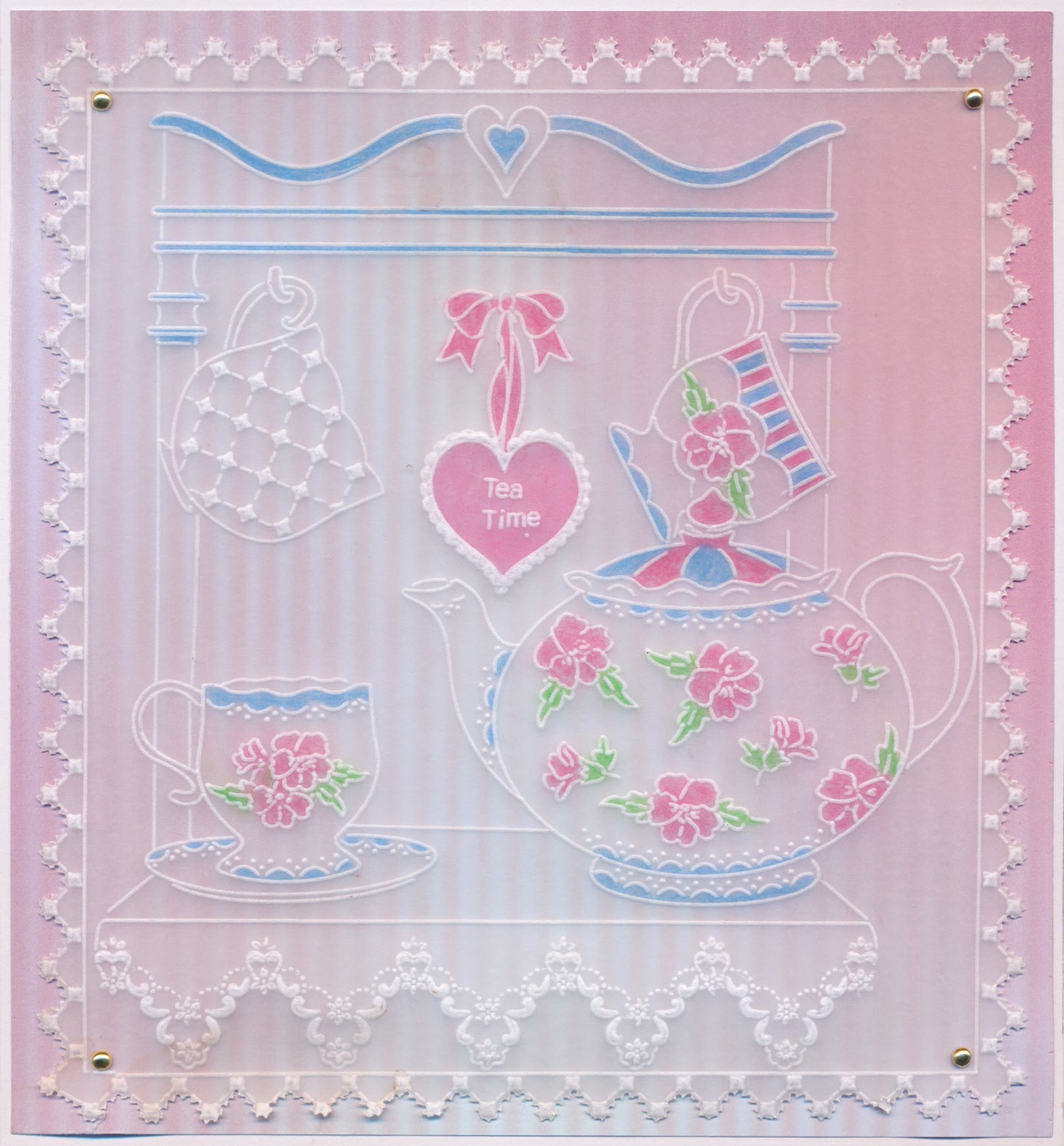 Linda's Time for Tea A5 Square Groovi Quartet + Parchment