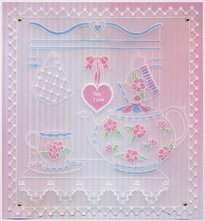 Linda's Time for Tea A5 Square Groovi Quartet + Parchment