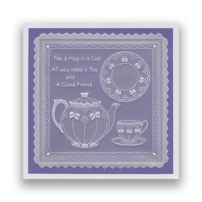 Linda's Time for Tea A5 Square Groovi Quartet + Parchment