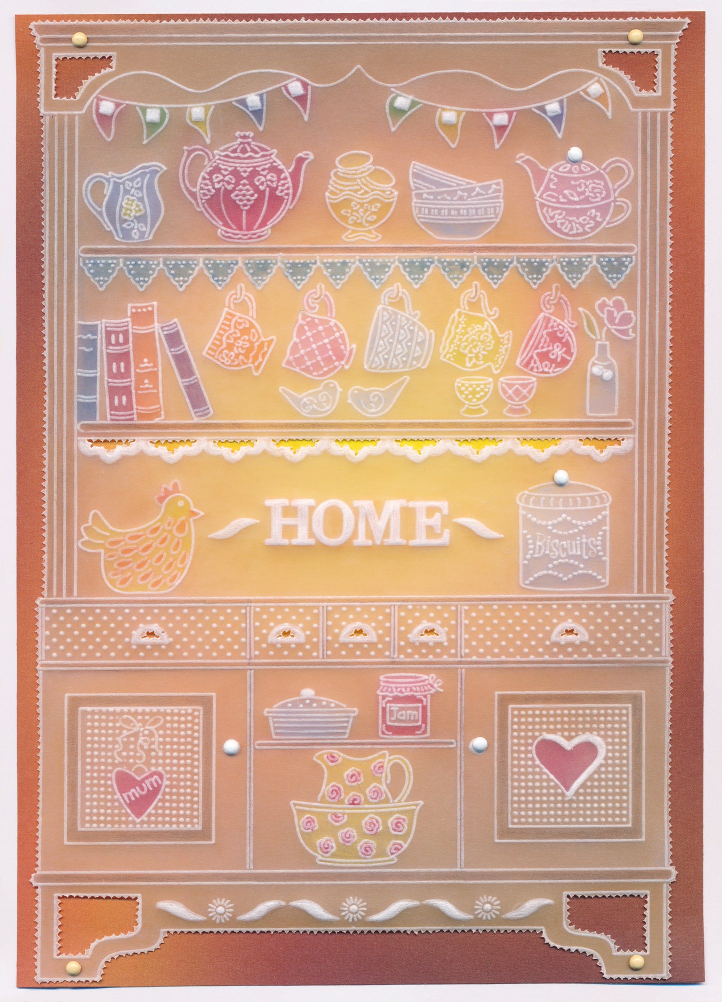 Linda's Welsh Dresser A5 Groovi Plate