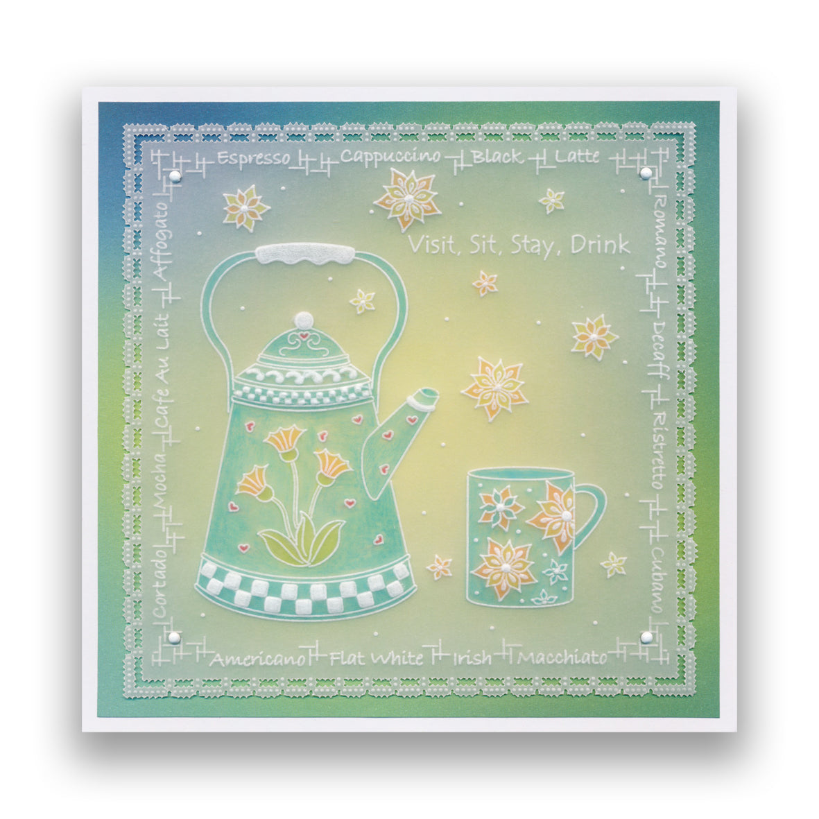 Linda's Time for Coffee A5 Square Groovi Quartet + Parchment