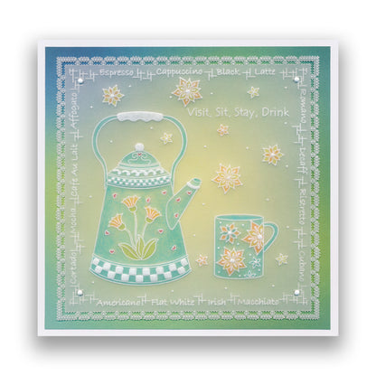 Linda's Time for Coffee A5 Square Groovi Quartet + Parchment