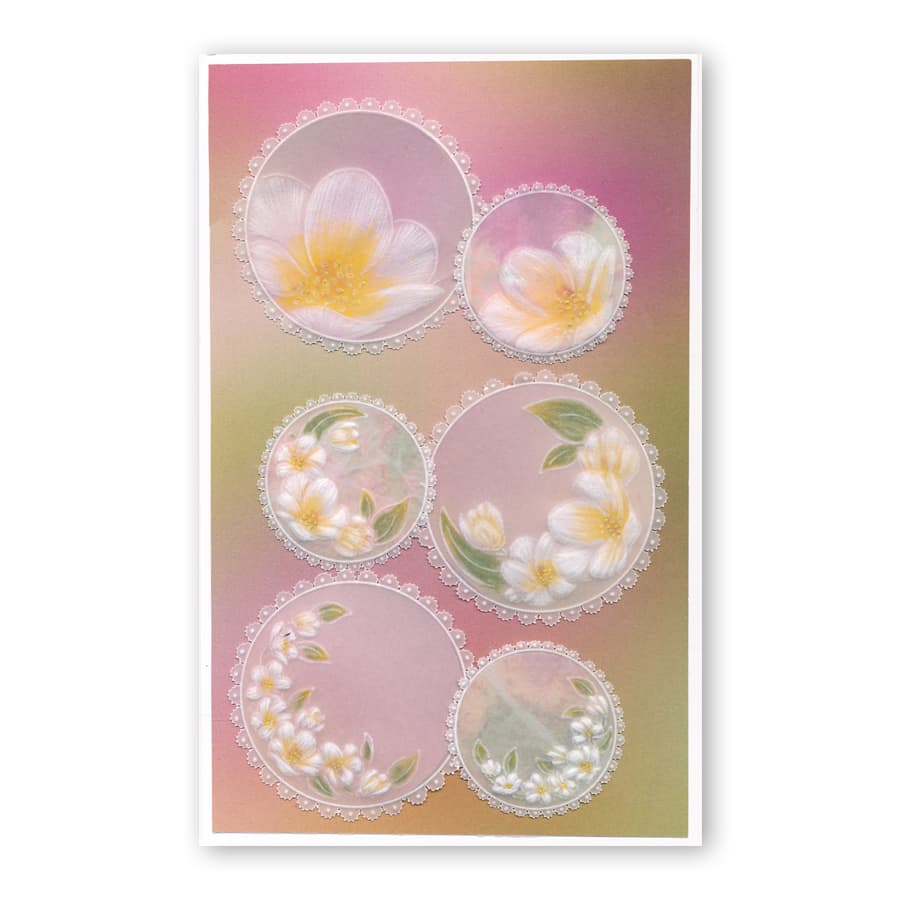 Linda's 123 Christmas - GH Collection Poinsettia & Christmas Rose A4 & A5 Square Groovi Plate Set