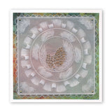 Linda's 123 Christmas - G Poinsettia, Mistletoe & Pine A5 Square Groovi Plate