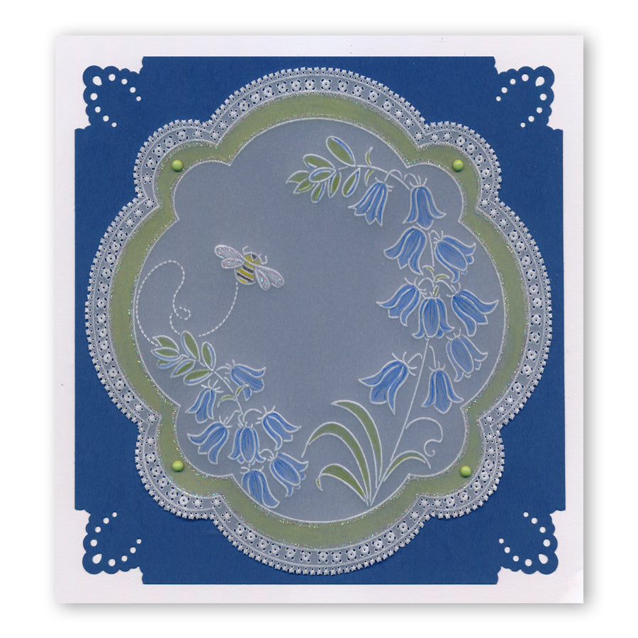 Linda's Bumble Bees A5 Square Groovi Plate