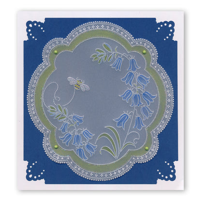 Linda's Bumble Bees A5 Square Groovi Plate