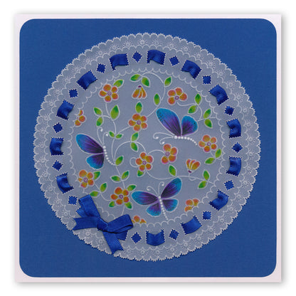 Linda's Butterflies A5 Square Groovi Plate