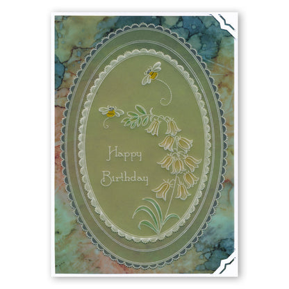 Linda's Bumble Bees A5 Square Groovi Plate