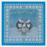 Linda's Penguins, Seals & Polar Bears Trio A5 Square Groovi Plate Set