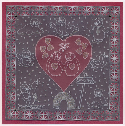 Linda's Penguins, Seals & Polar Bears Trio A5 Square Groovi Plate Set