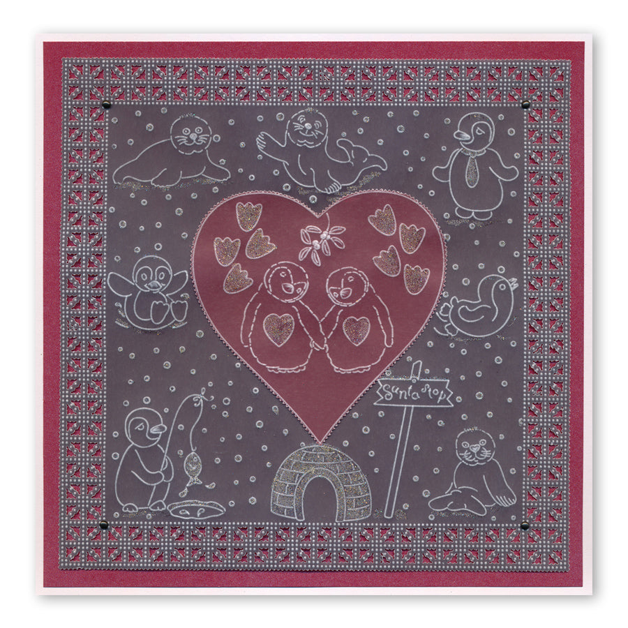 Linda's Christmas Characters A5 Square Groovi Plate Collection