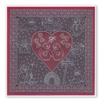 Linda's Seals A5 Square Groovi Plate