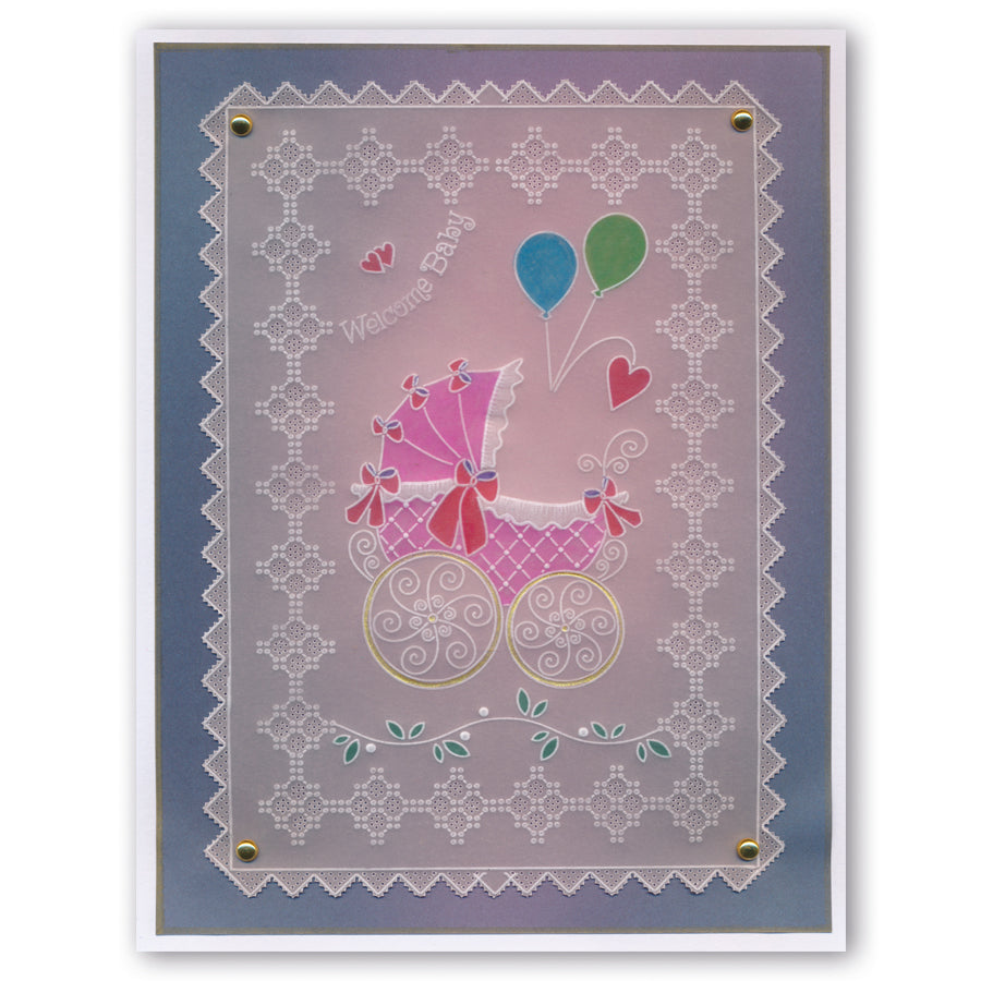 Linda's Congratulations A5 Square Groovi Plate