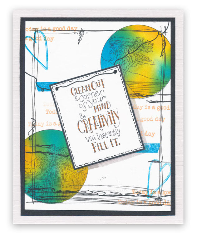 Mini Words of Wisdom A5 Square Stamp Set