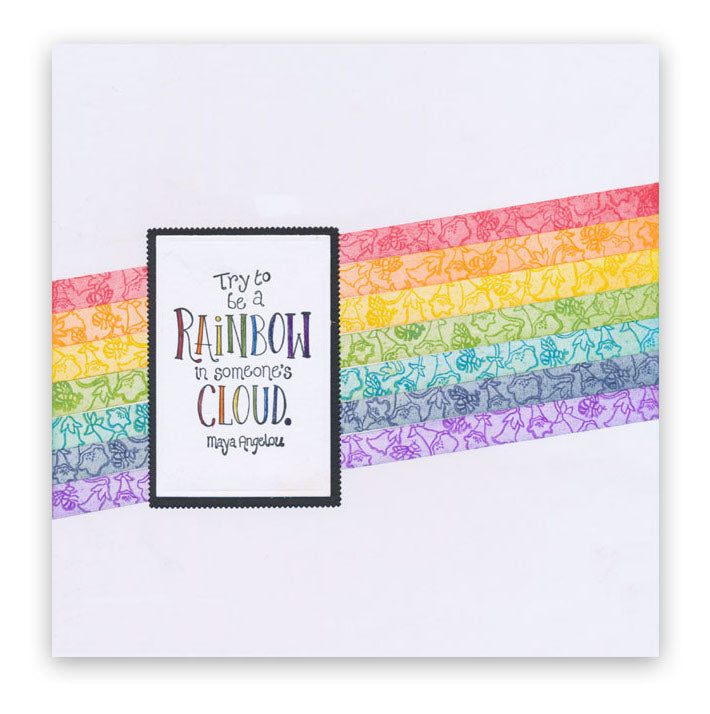 Mini Words of Wisdom A5 Square Stamp Set