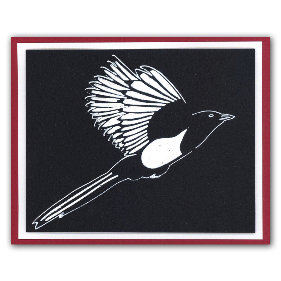 Magpie 1 7" x 7" Stencil