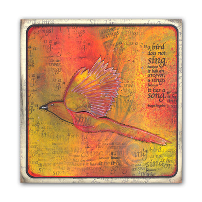 Magpie 1 7" x 7" Stencil