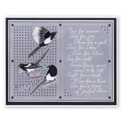 Magpies A6 Square Groovi Baby Plate Set