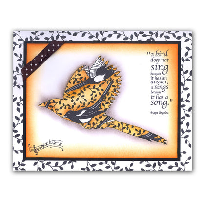 Magpies 7" x 7" Stencil Collection