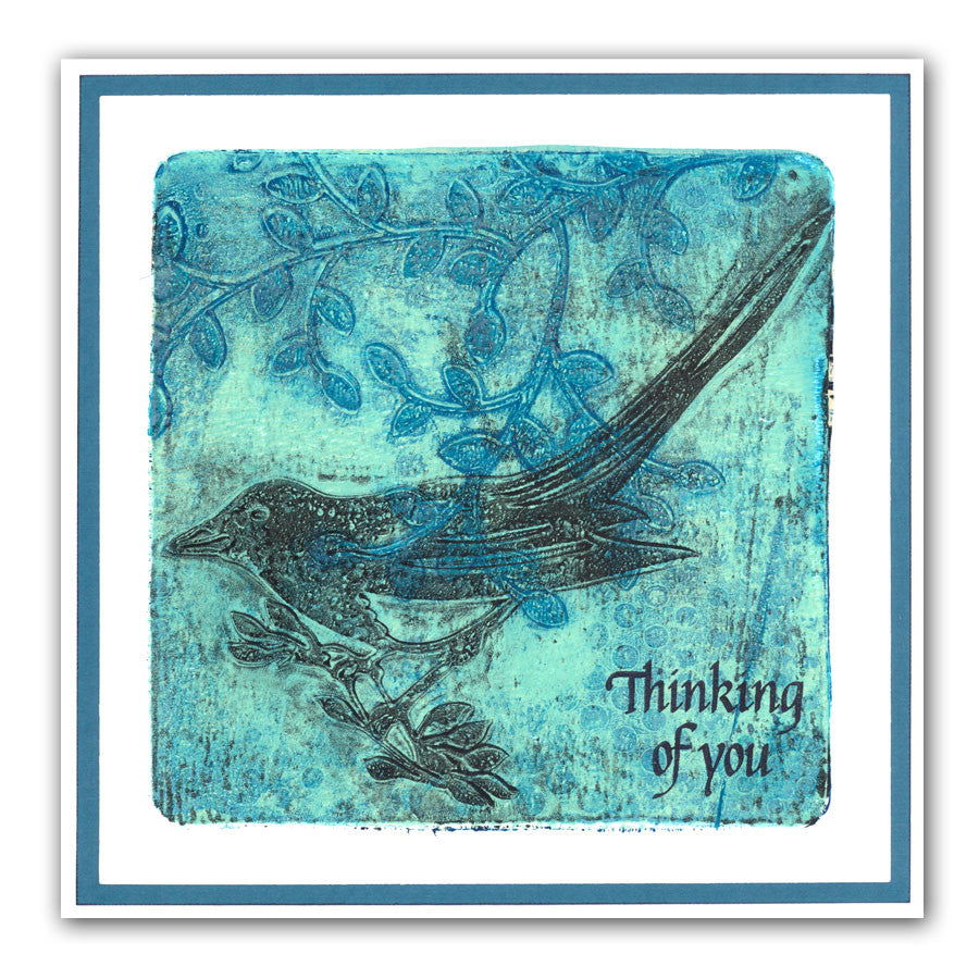 Magpies 7" x 7" Stencil Collection