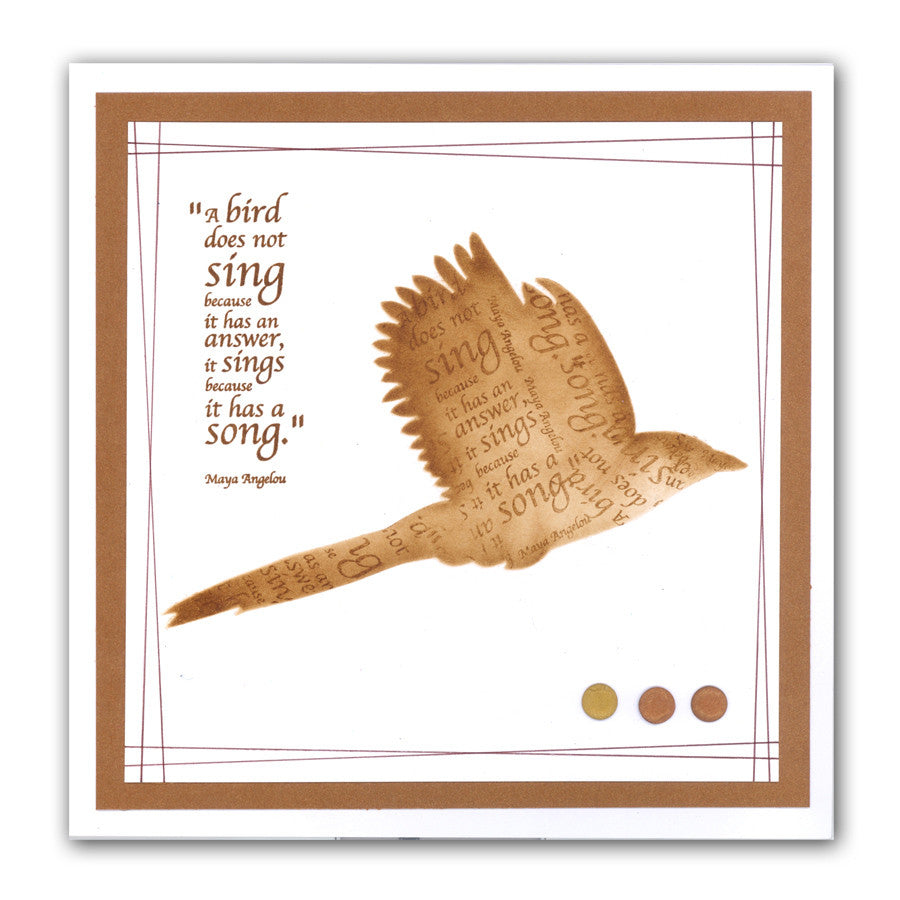 Magpies 7" x 7" Stencil Collection