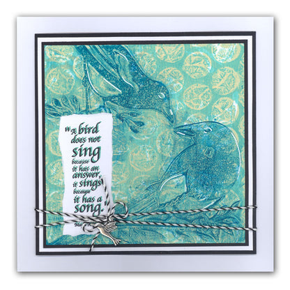 Magpies 7" x 7" Stencil Collection