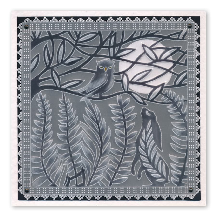 Hare & the Owl A5 Square Groovi Plate