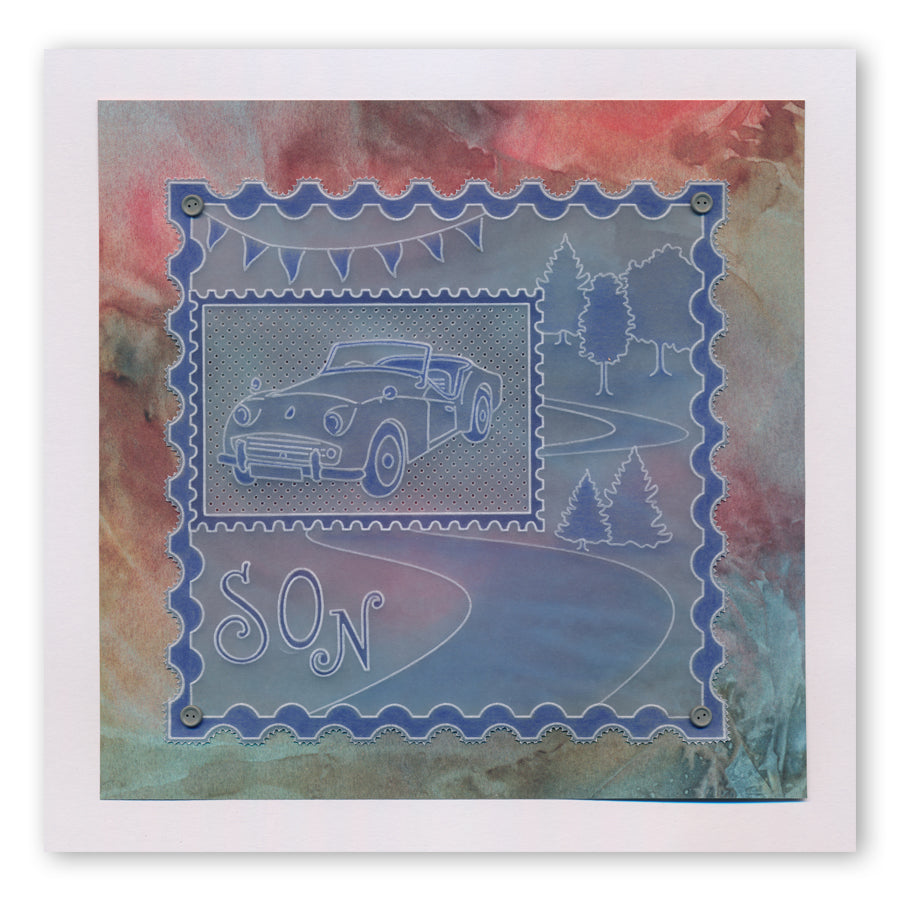 Vintage Cars A6 Groovi Plate