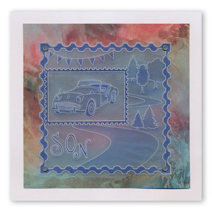 Vintage Cars A6 Groovi Plate