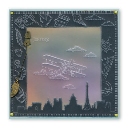 Landscapes & Skylines A4 Square Groovi Plate