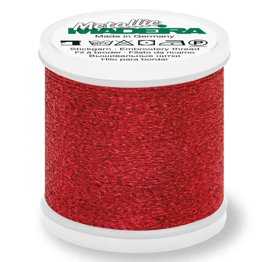Madeira Metallic Ruby Embroidery Thread