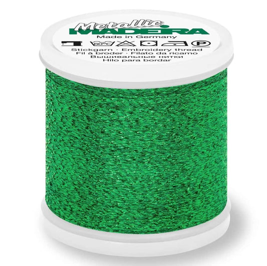 Madeira Metallic Emerald Embroidery Thread