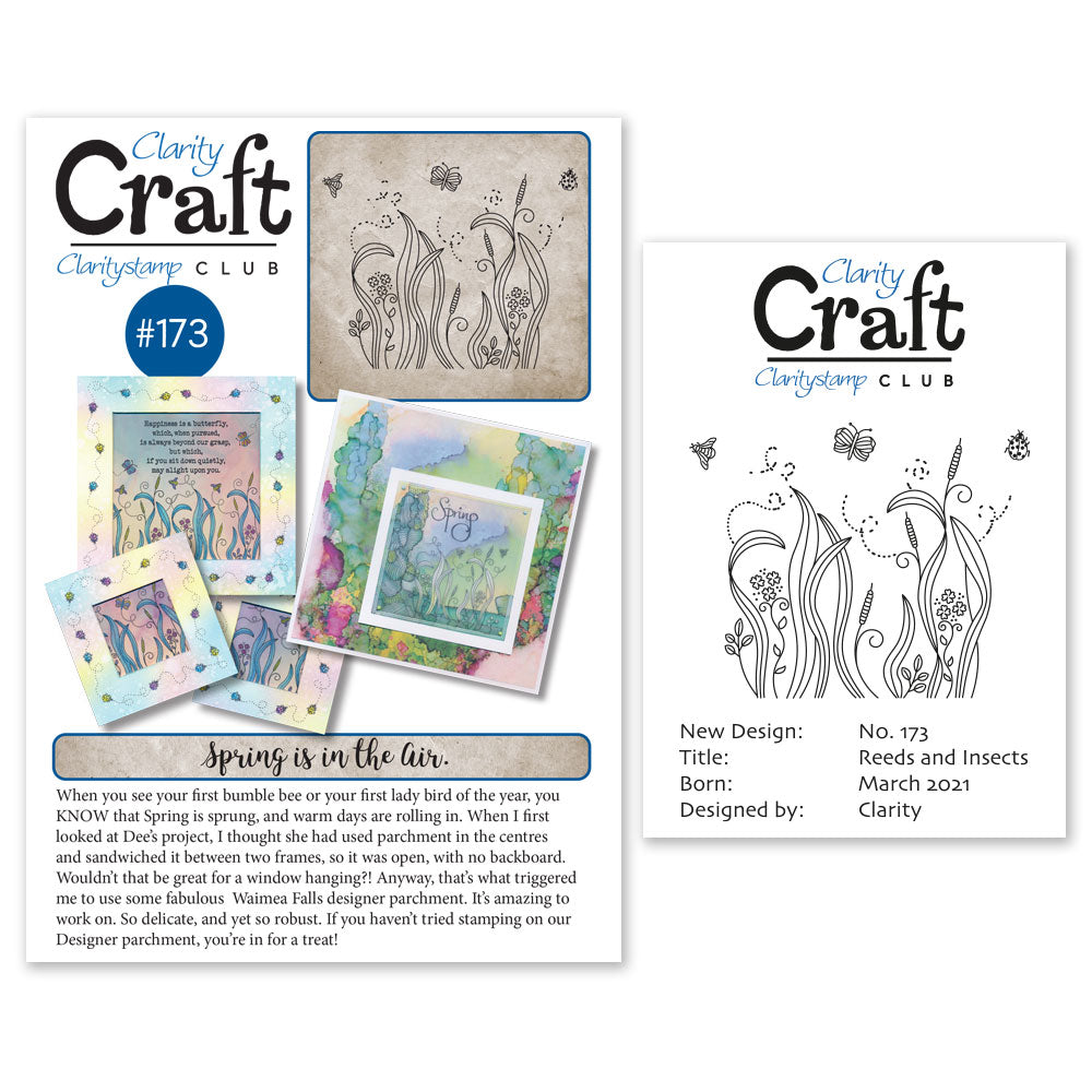 New Design Stamp Club Back Issue - 173 - Insects & Reeds