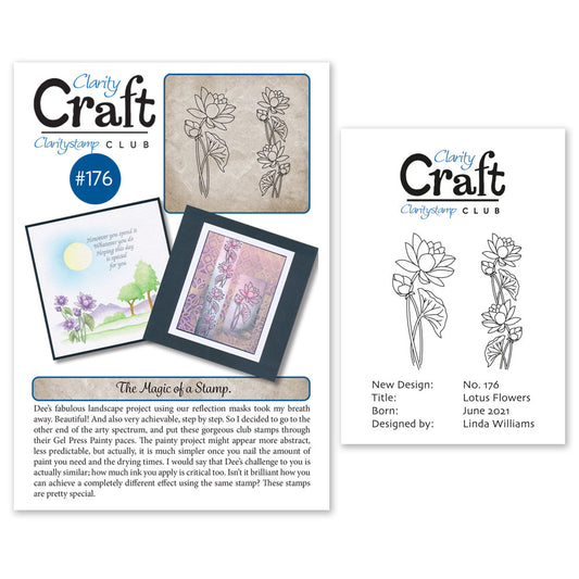 New Design Stamp Club Back Issue - 176 - Linda's Lotus Flowers