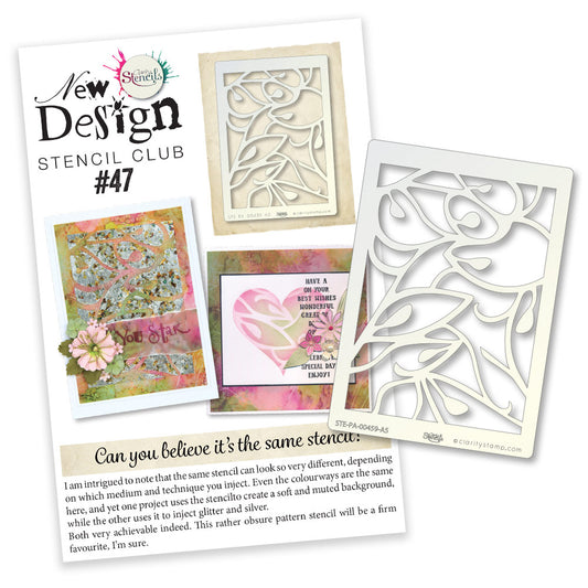 New Design Stencil Club Back Issue - 47 - Psychedelic