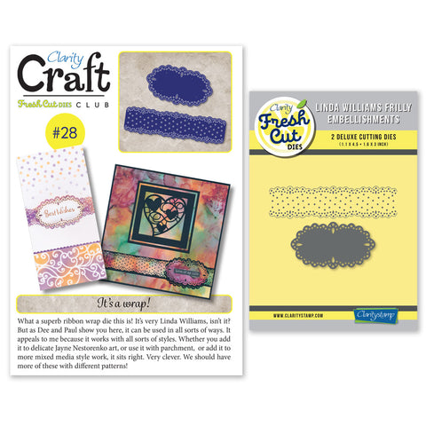 New Design Dies Back Issue - 28 - Linda's Frilly Embellishments