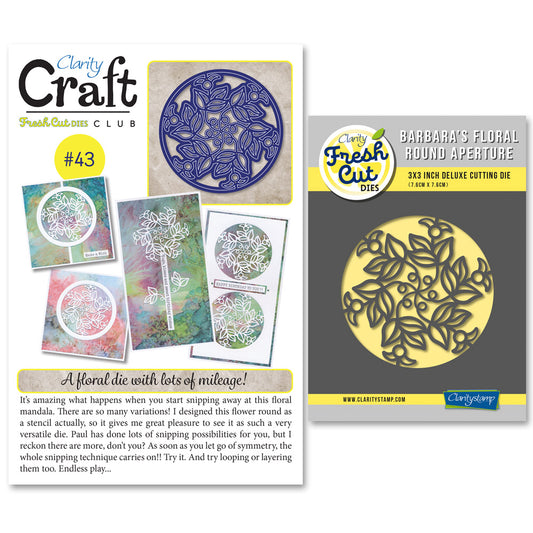 New Design Dies Back Issue - 43 - Barbara's Floral Round