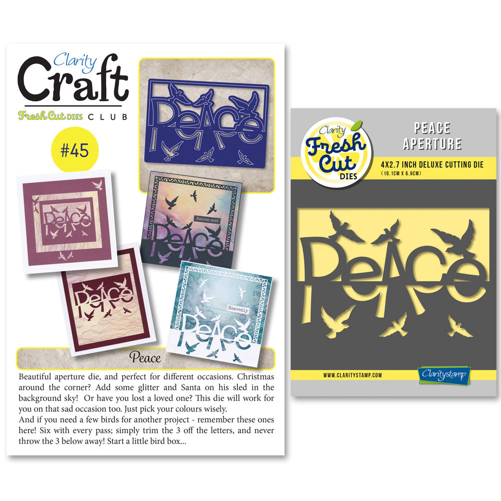 New Design Dies Back Issue - 45 - Peace Aperture