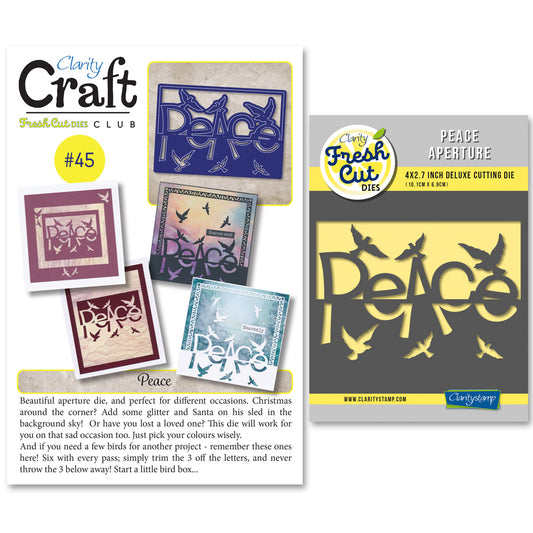 New Design Dies Back Issue - 45 - Peace Aperture