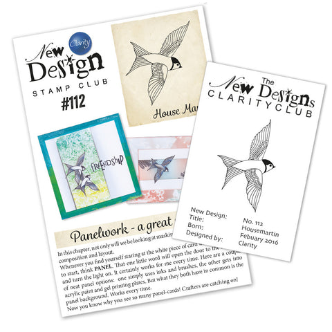 New Design Stamp Club Back Issue - 112 - House Martin