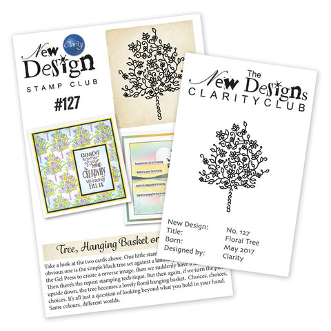 New Design Stamp Club Back Issue - 127 - Floral Tree