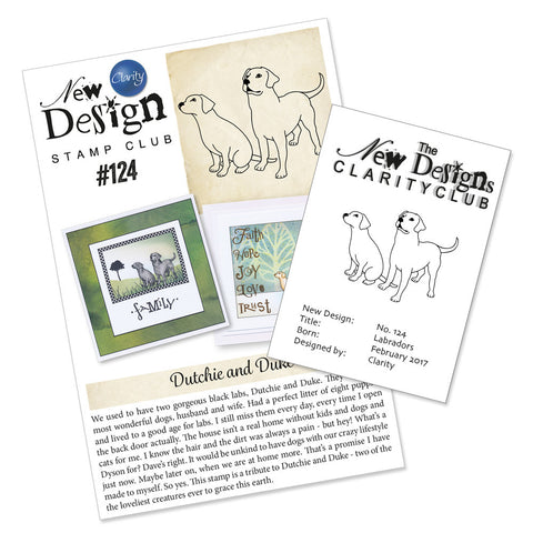 New Design Stamp Club Back Issue - 124 - Labradors