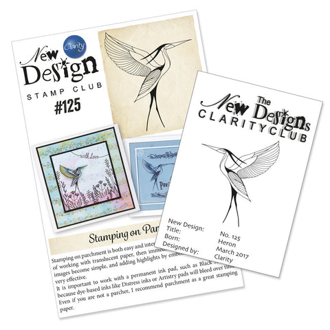 New Design Stamp Club Back Issue - 125 - Heron